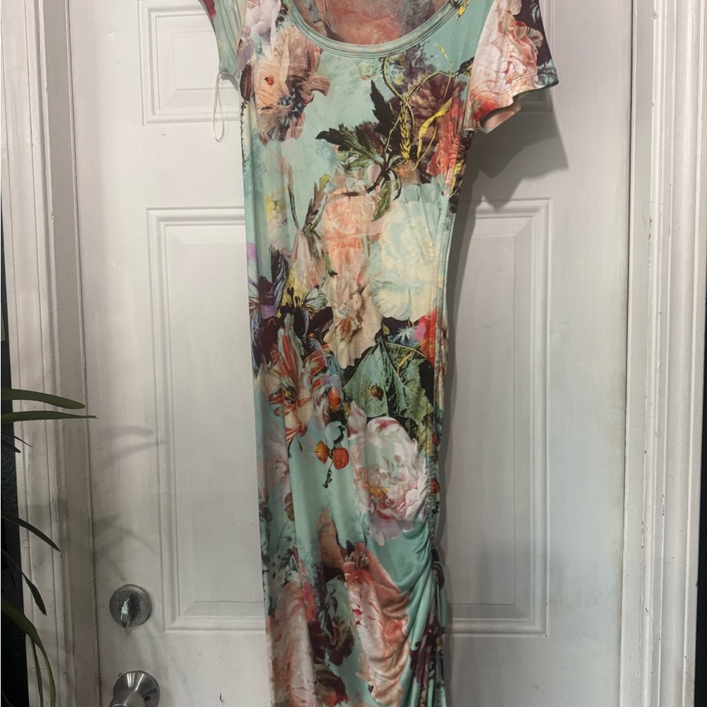 Jean Paul Gaultier Multicolor Floral Maxi Dress